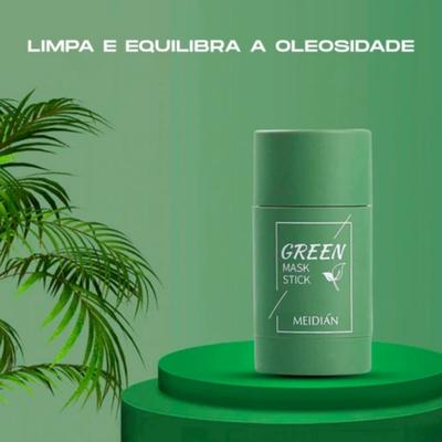 Máscara em Bastão Green Mask Stick para limpeza profunda.