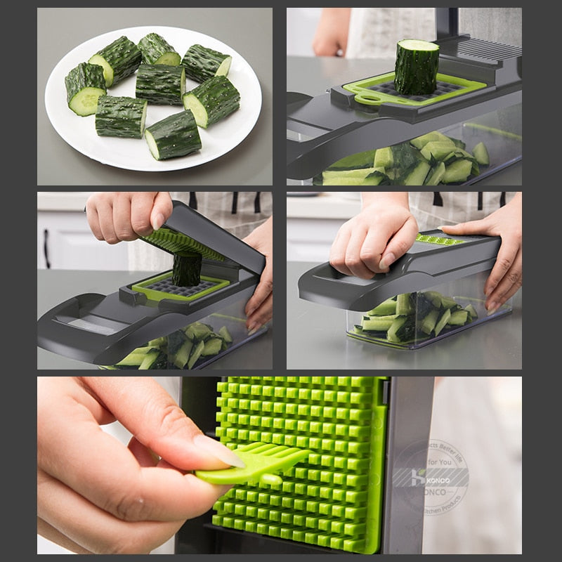 Vegetable Cutter Cortador de Legumes Multifuncional 7 em 1