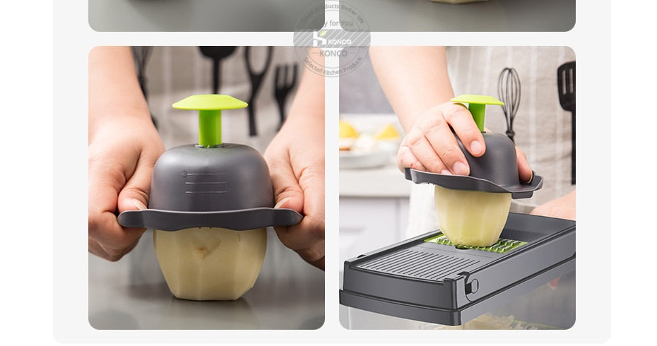 Vegetable Cutter Cortador de Legumes Multifuncional 7 em 1